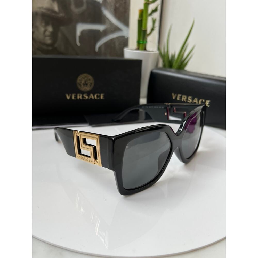 NEW Versace VE4402 GB1/87 Black Sunglasses - Picture 4 of 9